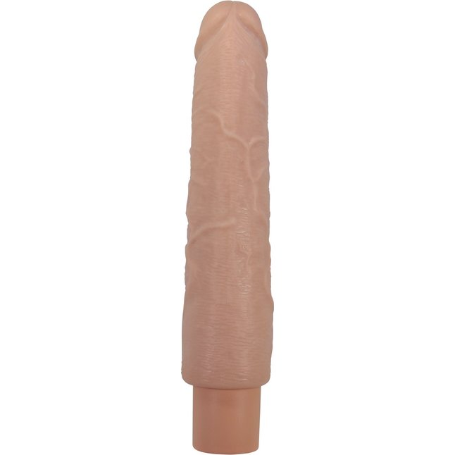 Телесный реалистичный вибратор Soren - 25,2 см - Pretty Love. Фотография 5.