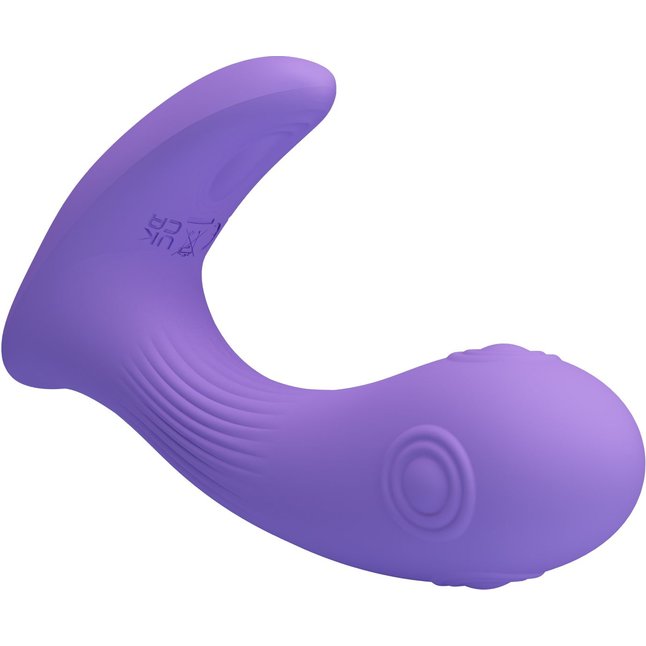 Сиреневый вибратор Andromeda с функцией постукивания - Pretty Love. Фотография 4.