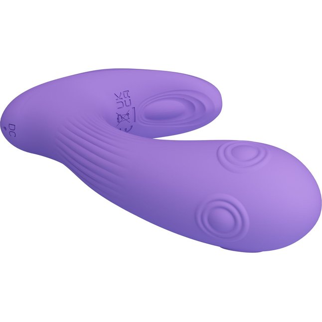 Сиреневый вибратор Andromeda с функцией постукивания - Pretty Love. Фотография 7.