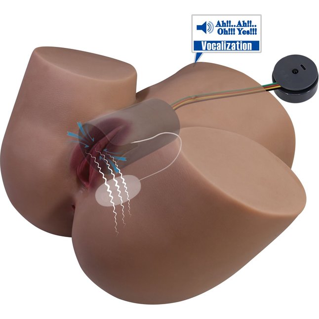 Мастурбатор Briony с 2 любовными каналами - Crazy Bull. Фотография 4.