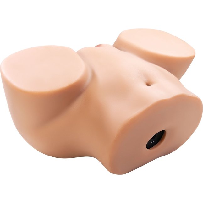 Телесный мастурбатор Olivia с 2 любовными отверстиями - Crazy Bull. Фотография 5.