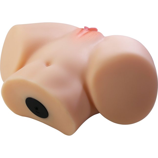 Телесный мастурбатор Vivian с 2 любовными тоннелями - Crazy Bull. Фотография 3.