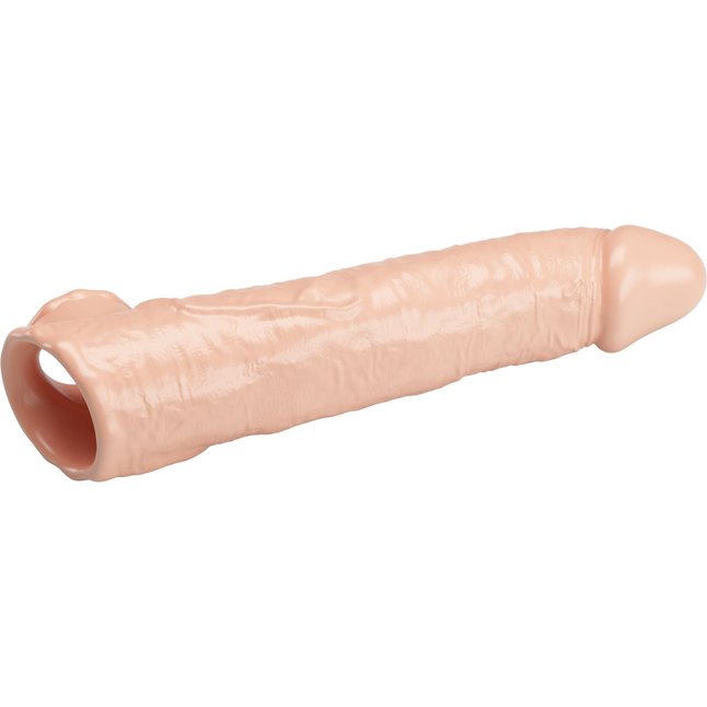 Телесный фаллоудлинитель с подхватом мошонки Silas - 26 см - Pretty Love. Фотография 6.