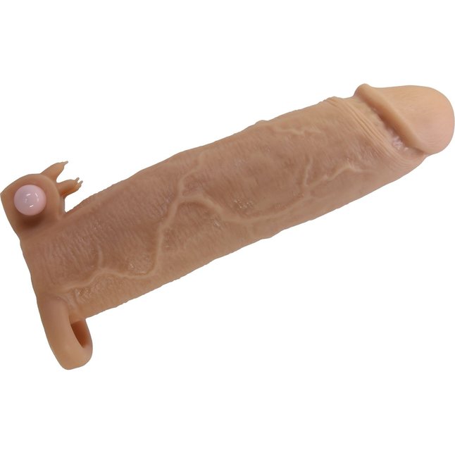 Телесная насадка на пенис Xerxes - 22 см - Pretty Love. Фотография 4.