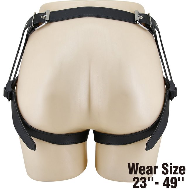 Поясной страпон Wells: трусики в форме бабочки и фаллоимитатор-насадка - Pretty Love. Фотография 5.