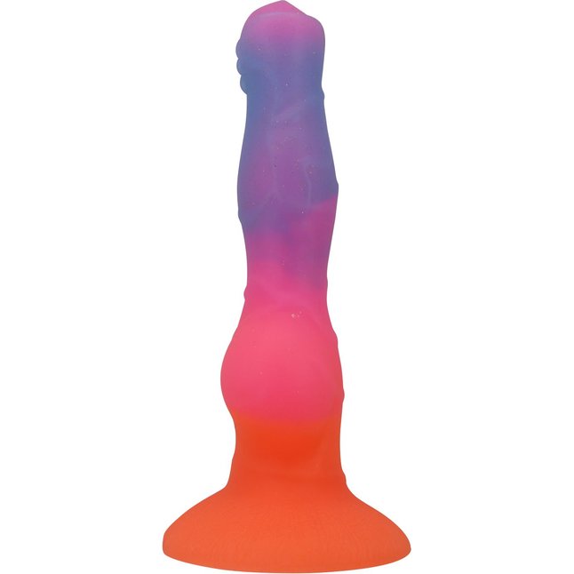 Силиконовый фантазийный фаллоимитатор Hercules - 21,5 см