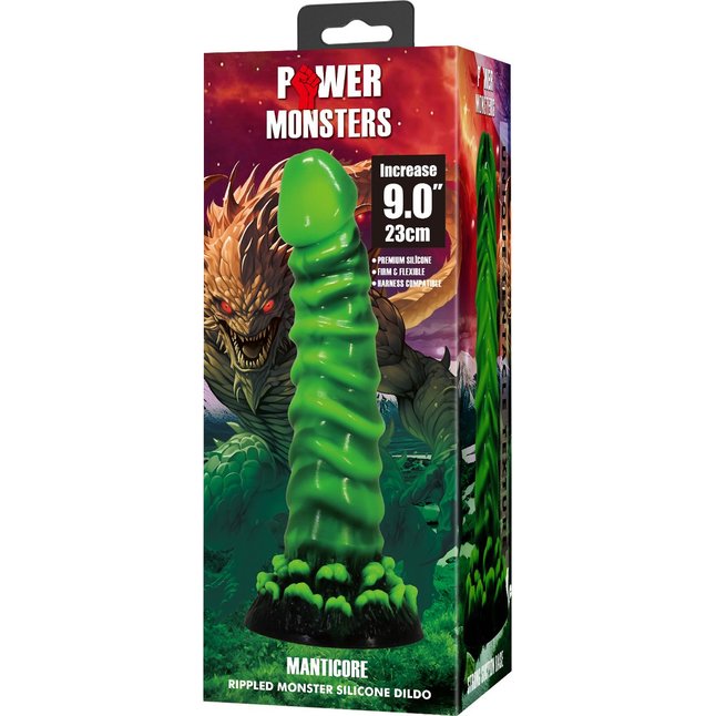 Силиконовый фантазийный фаллоимитатор Manticore - 23 см. Фотография 3.