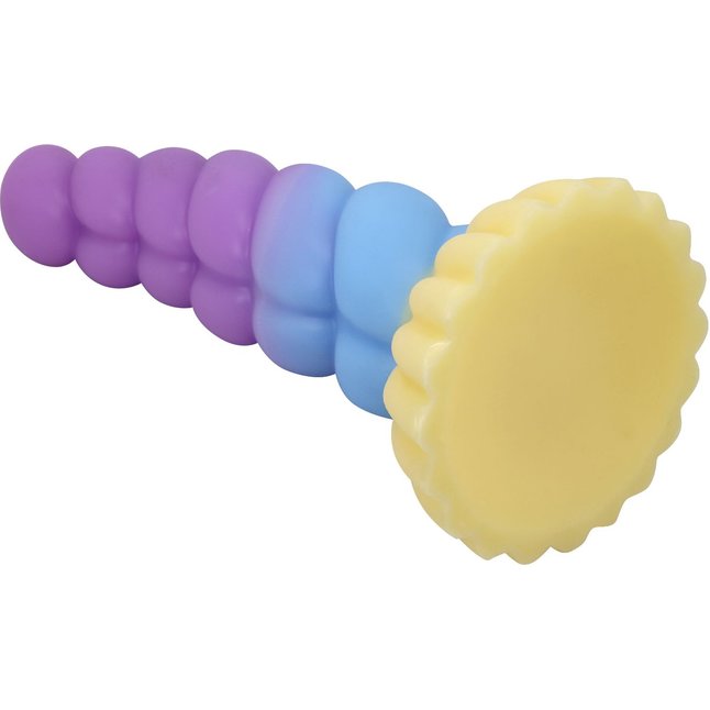 Силиконовый фантазийный фаллоимитатор Unicorn - 22 см. Фотография 6.