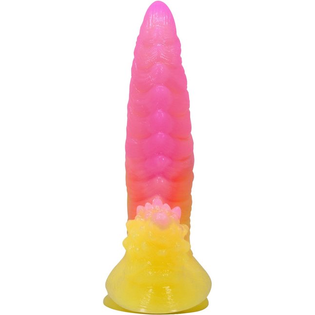 Силиконовый фаллоимитатор Flame Beast - 22,5 см. Фотография 4.