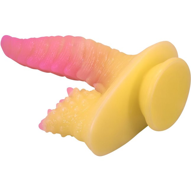 Силиконовый фаллоимитатор Flame Beast - 22,5 см. Фотография 5.