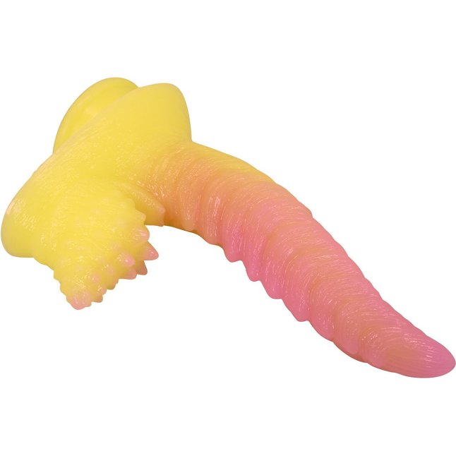 Силиконовый фаллоимитатор Flame Beast - 22,5 см. Фотография 6.