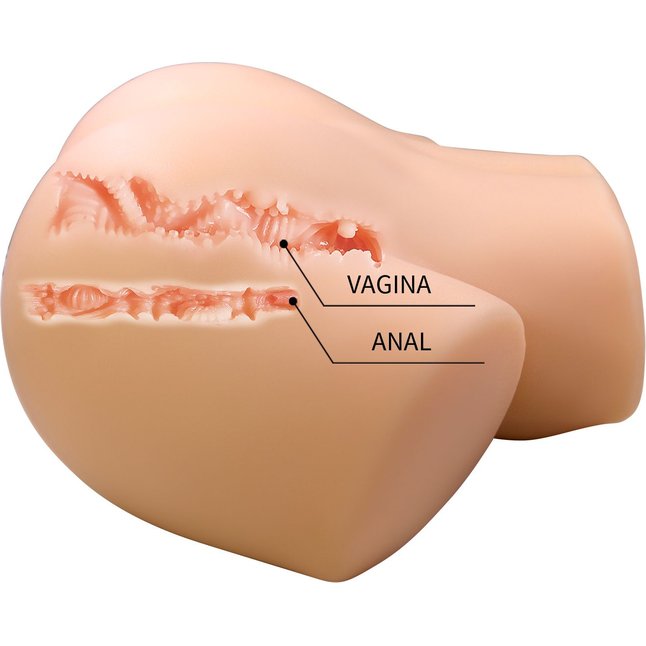 Телесный полноразмерный мастурбатор Anaid - Crazy Bull. Фотография 6.