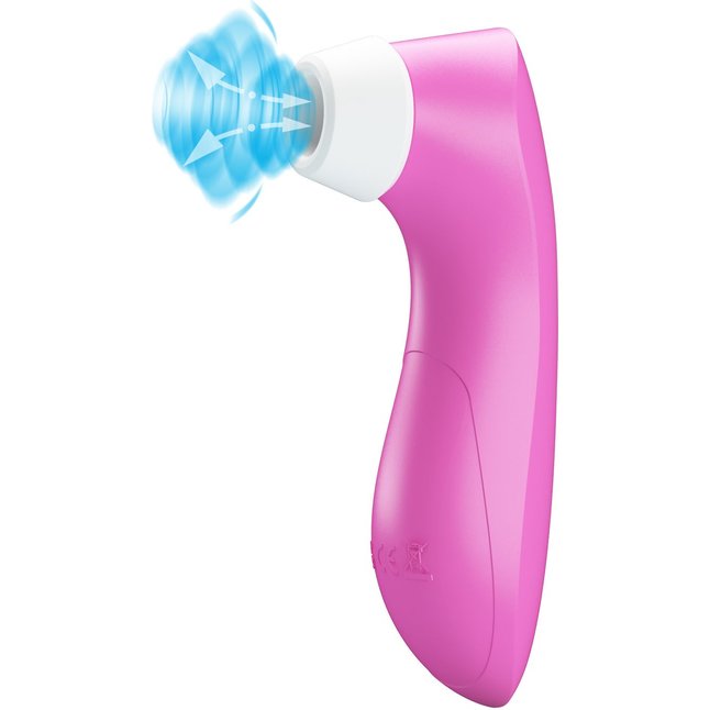 Розовый клиторальный стимулятор Breeze. Фотография 5.