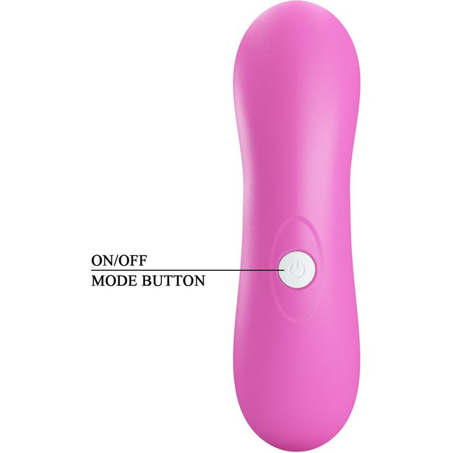 Розовый клиторальный стимулятор Breeze. Фотография 9.