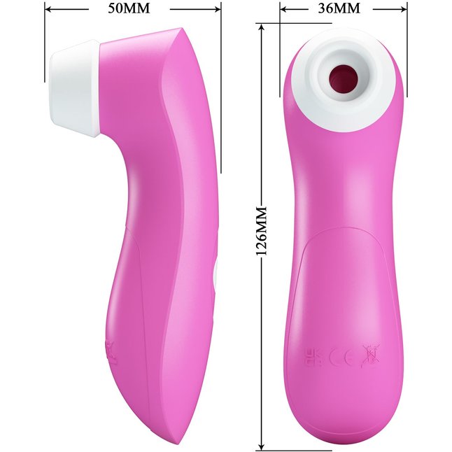 Розовый клиторальный стимулятор Breeze. Фотография 10.