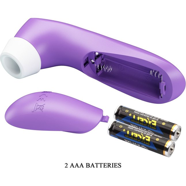 Сиреневый клиторальный стимулятор Breeze. Фотография 11.