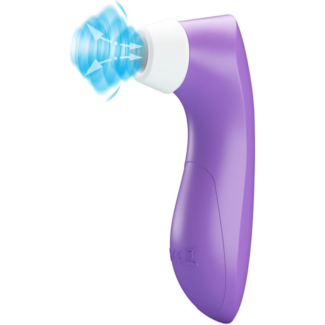 Сиреневый клиторальный стимулятор Breeze. Фотография 5.