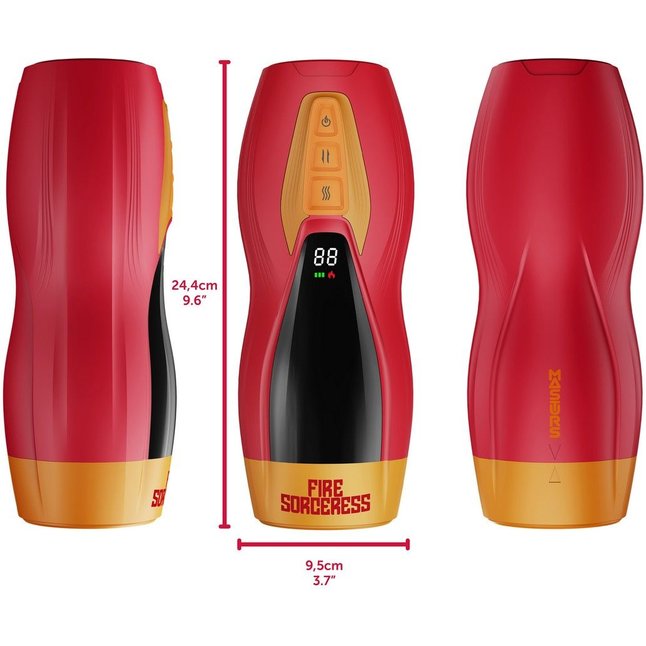 Интерактивный мастурбатор Solara с нагревом, вибрацией и поступательными движениями - Masturs. Фотография 11.