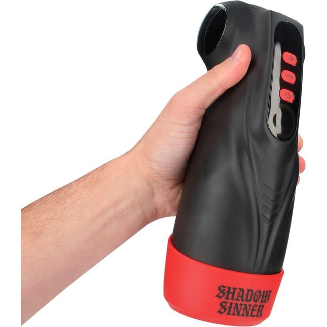 Интерактивный мастурбатор Raven с вакуумом, вибрацией и подсветкой - Masturs. Фотография 12.