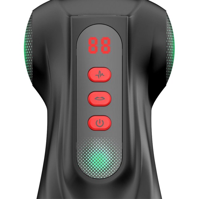 Интерактивный мастурбатор Raven с вакуумом, вибрацией и подсветкой - Masturs. Фотография 7.