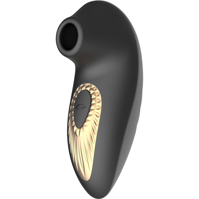 Черный вакуумный стимулятор клитора