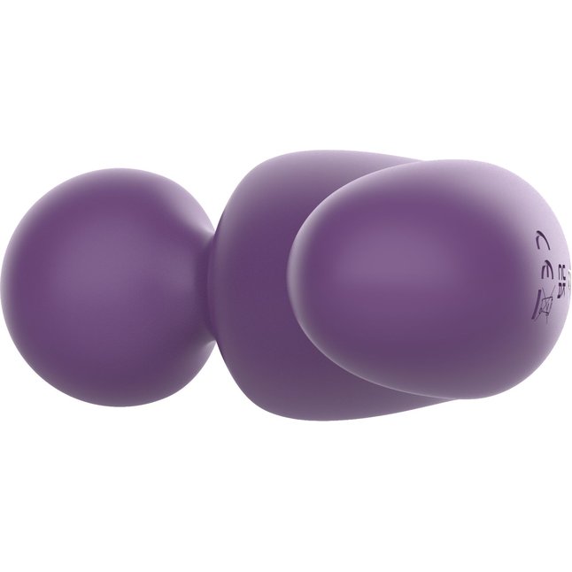 Фиолетовый изогнутый wand-вибратор. Фотография 5.