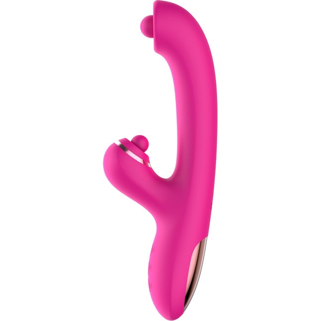 Розовый вибратор-кролик с усиленной стимуляцией точки G. Фотография 2.