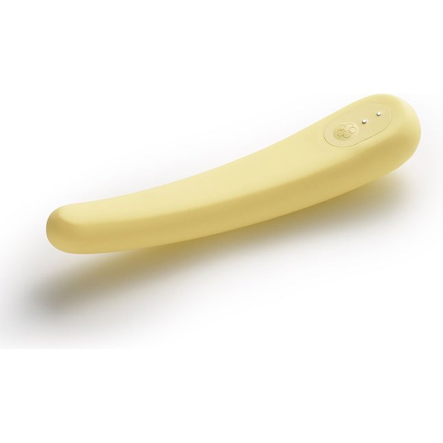 Желтый вибратор iroha Fit Mikazuki - 17,7 см - IROHA Vibrators. Фотография 3.