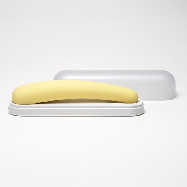 Желтый вибратор iroha Fit Mikazuki - 17,7 см - IROHA Vibrators. Фотография 9.