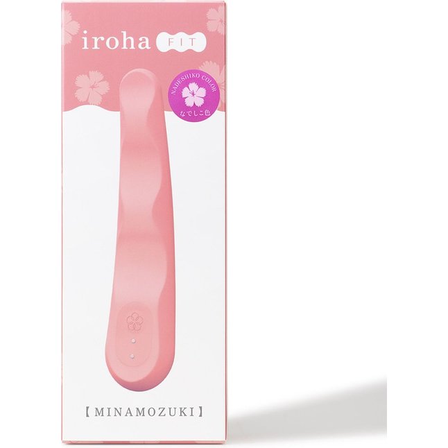 Розовый вибратор iroha Fit Minamozuki Nadeshiko - 17,7 см - IROHA Vibrators. Фотография 4.