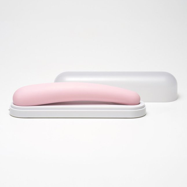 Нежно-розовый вибратор iroha Fit Mikazuki Nadeshiko - 17,7 см - IROHA Vibrators. Фотография 6.