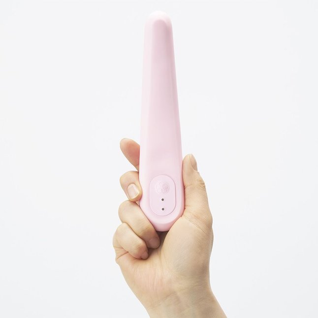 Нежно-розовый вибратор iroha Fit Mikazuki Nadeshiko - 17,7 см - IROHA Vibrators. Фотография 7.