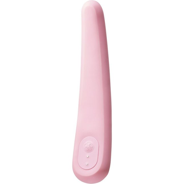 Нежно-розовый вибратор iroha Fit Mikazuki Nadeshiko - 17,7 см - IROHA Vibrators