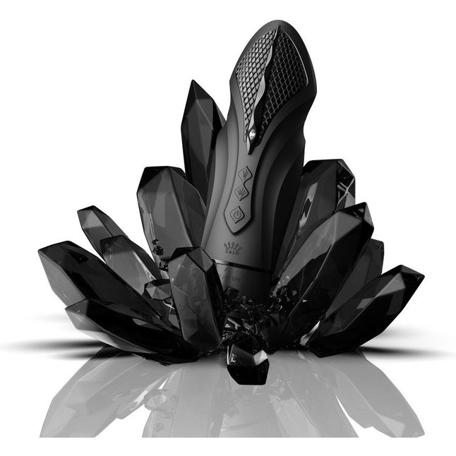 Черная секс-машина с функцией нагрева, насадками и присоской Sesh. Фотография 14.