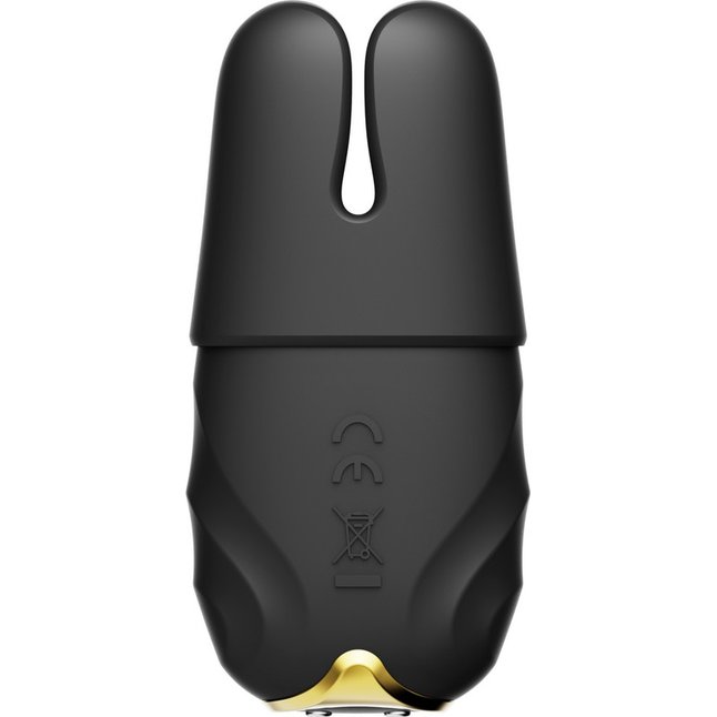 Черные виброзажимы на соски Nave. Фотография 7.