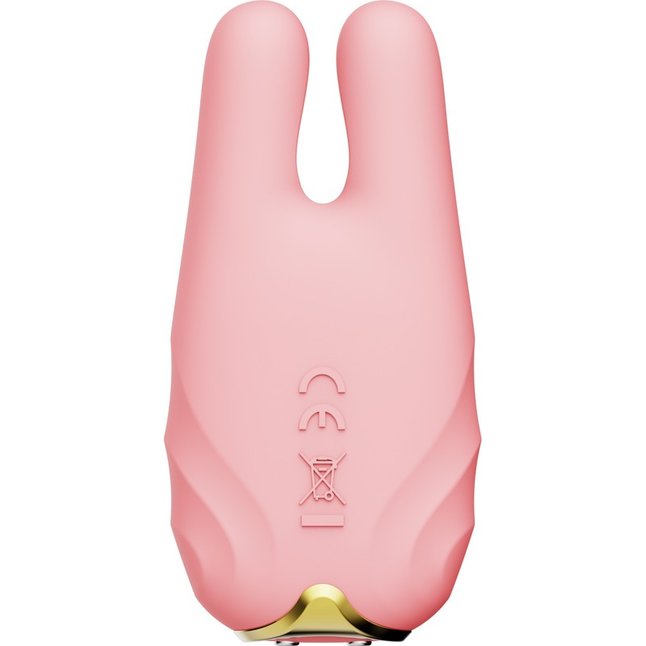 Розовые виброзажимы на соски Nave. Фотография 5.