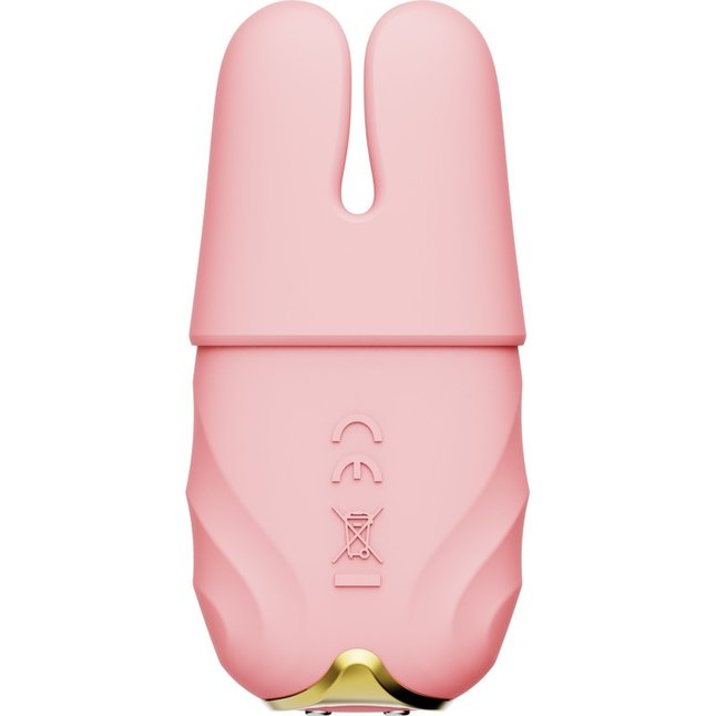 Розовые виброзажимы на соски Nave. Фотография 7.