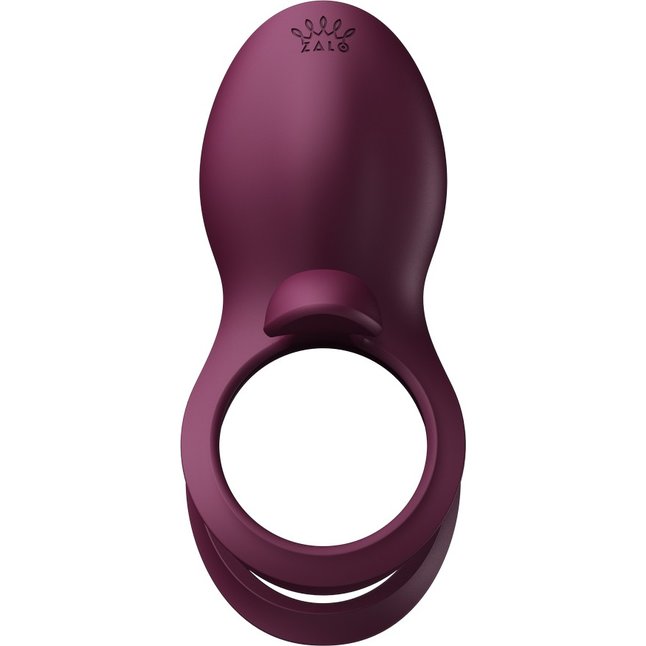 Фиолетовое эрекционное виброкольцо Bayek с пультом ДУ. Фотография 5.