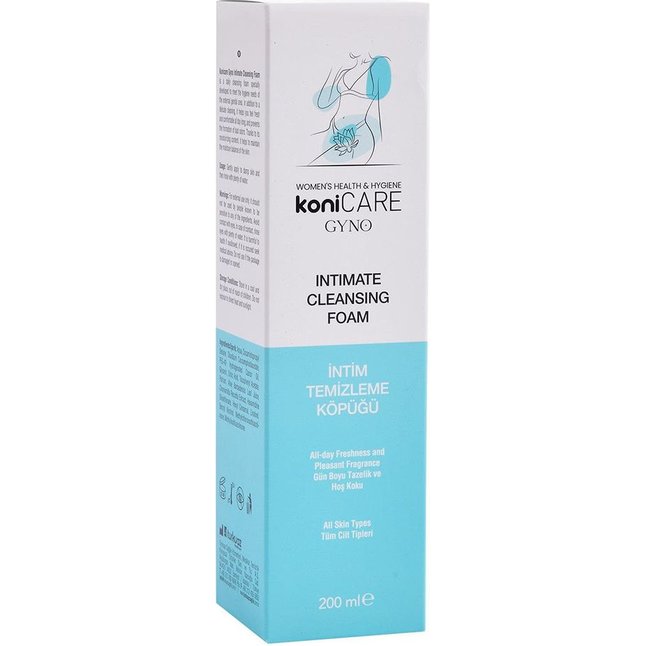 Пенка для интимной гигиены Konicare Gyno Intimate Cleasing Foam - 200 мл. Фотография 2.