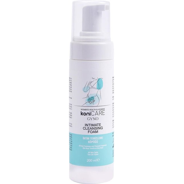 Пенка для интимной гигиены Konicare Gyno Intimate Cleasing Foam - 200 мл. Фотография 3.