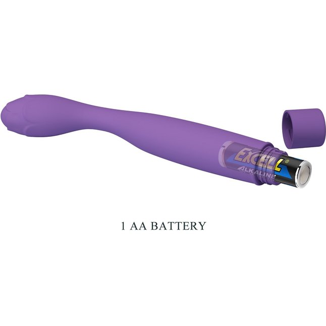 Сиреневый вибростимулятор зоны G Hilary - 18,5 см - Pretty Love. Фотография 8.