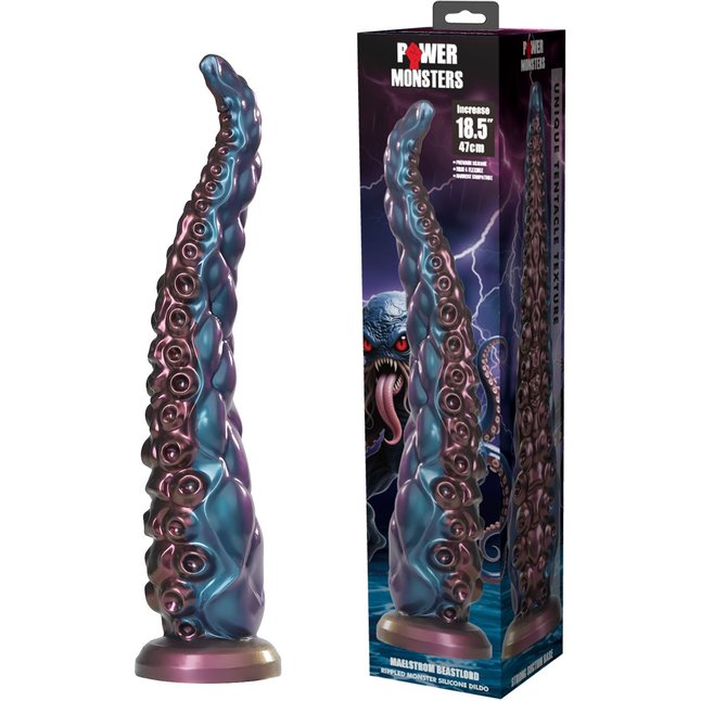 Стимулятор на присоске Maelstrom Beastlord - 47 см. Фотография 2.