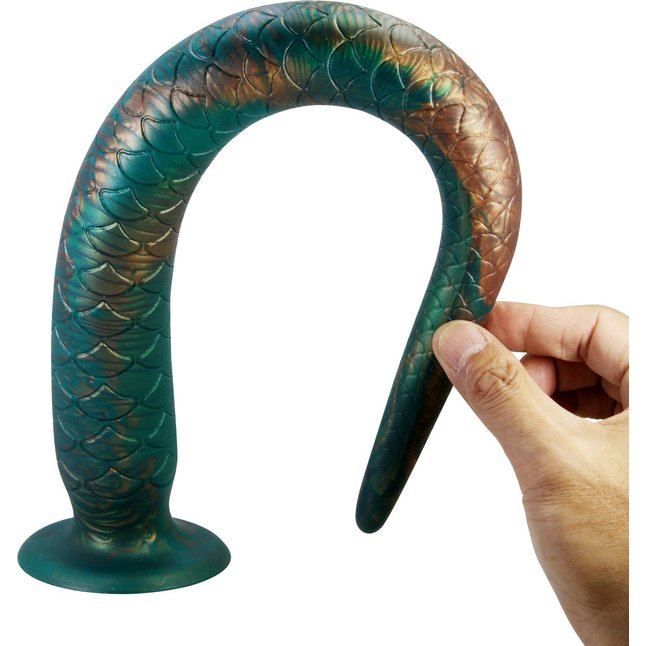 Стимулятор-гигант на присоске Verdant Titan - 47 см. Фотография 5.