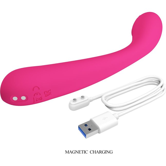 Розовый массажёр с мощной вибрацией Jessica - 15,8 см - Pretty Love. Фотография 7.