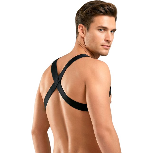 Черная мужская портупея Doreanse Sexy. Фотография 2.