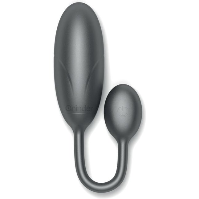 Черное тихое виброяйцо с управлением через приложение