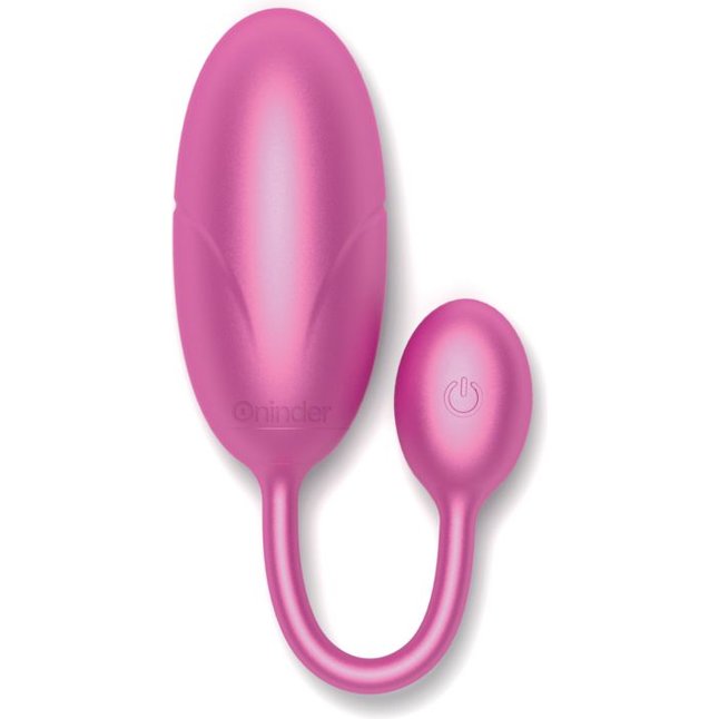 Розовое большое виброяйцо с управлением через приложение