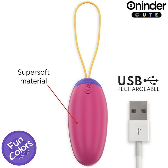 Розовое виброяйцо с функцией постукивания и управлением через приложение. Фотография 5.