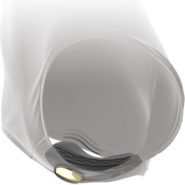 Черный перезаряжаемый вибратор в трусики с пультом ДУ. Фотография 8.