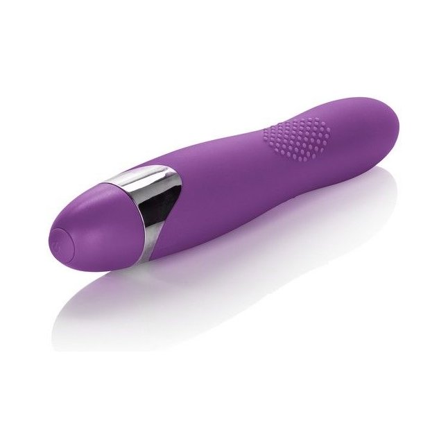Фиолетовый вибромассажер Amp it Up! 7-Function Silicone Massager - 14 см - Up!. Фотография 6.